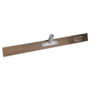 Kraft 18" Double 1/4" V-Notch Steel Rake Head