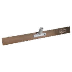Kraft 18" Double 3/16" V-Notch Steel Rake Head