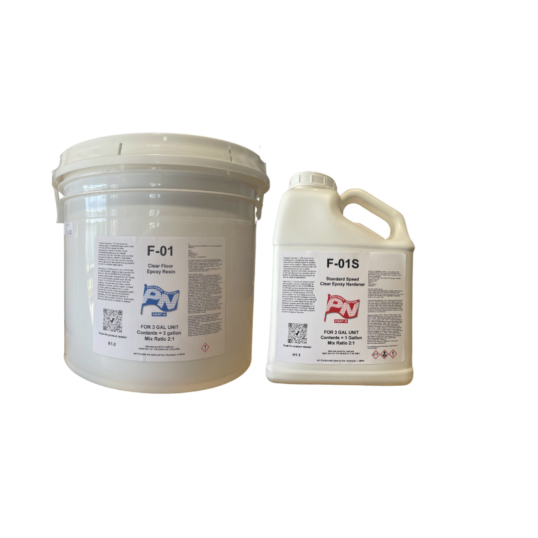 Polymer Nation F-01 Clear 100% Solids Epoxy