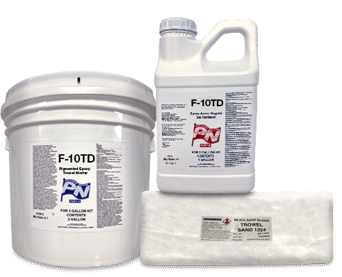 Polymer Nation F-10 TD Pigmented Epoxy Trowel Mortar