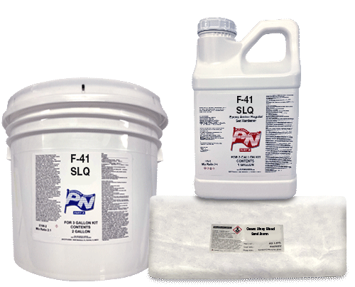 Polymer Nation F-41 SLQ Clear UV Resistant Epoxy Slurry Quartz